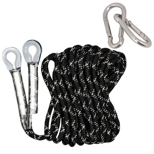 Fit Fusion® Dynamic Kernmantle, Climbing Rope with Hook