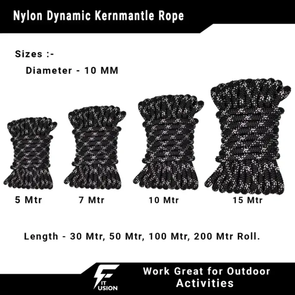 climbing rope, kernmantle rope